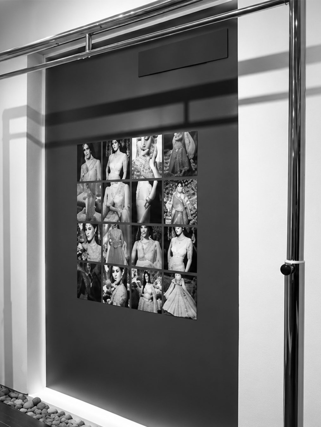 Gallery wall inside the Ivory Aven space